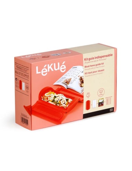 LEKUE KIT RECETARIO + ESTUCHE VAPOR 1-2
