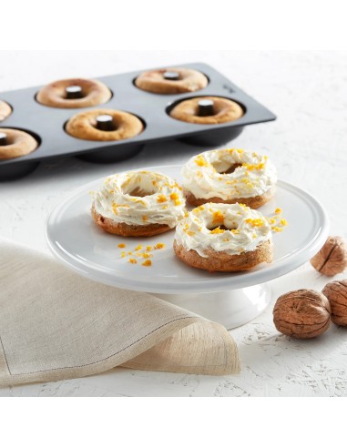 LEKUE MOLDE DOUGHNUT 6 CAVIDADES NEGRO