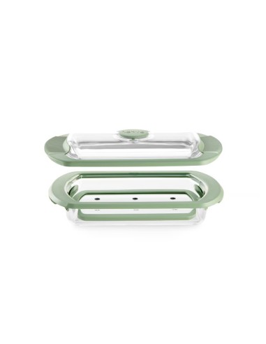 LEKUE ESTUCHE VAPOR VIDRIO 1-2 RACIONES